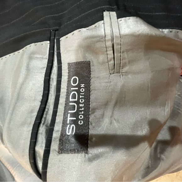 Hart Schafener Marx Studio Collection Men’s Suit Coat & Pants Black 50XL & 40x34 - Picture 6 of 13